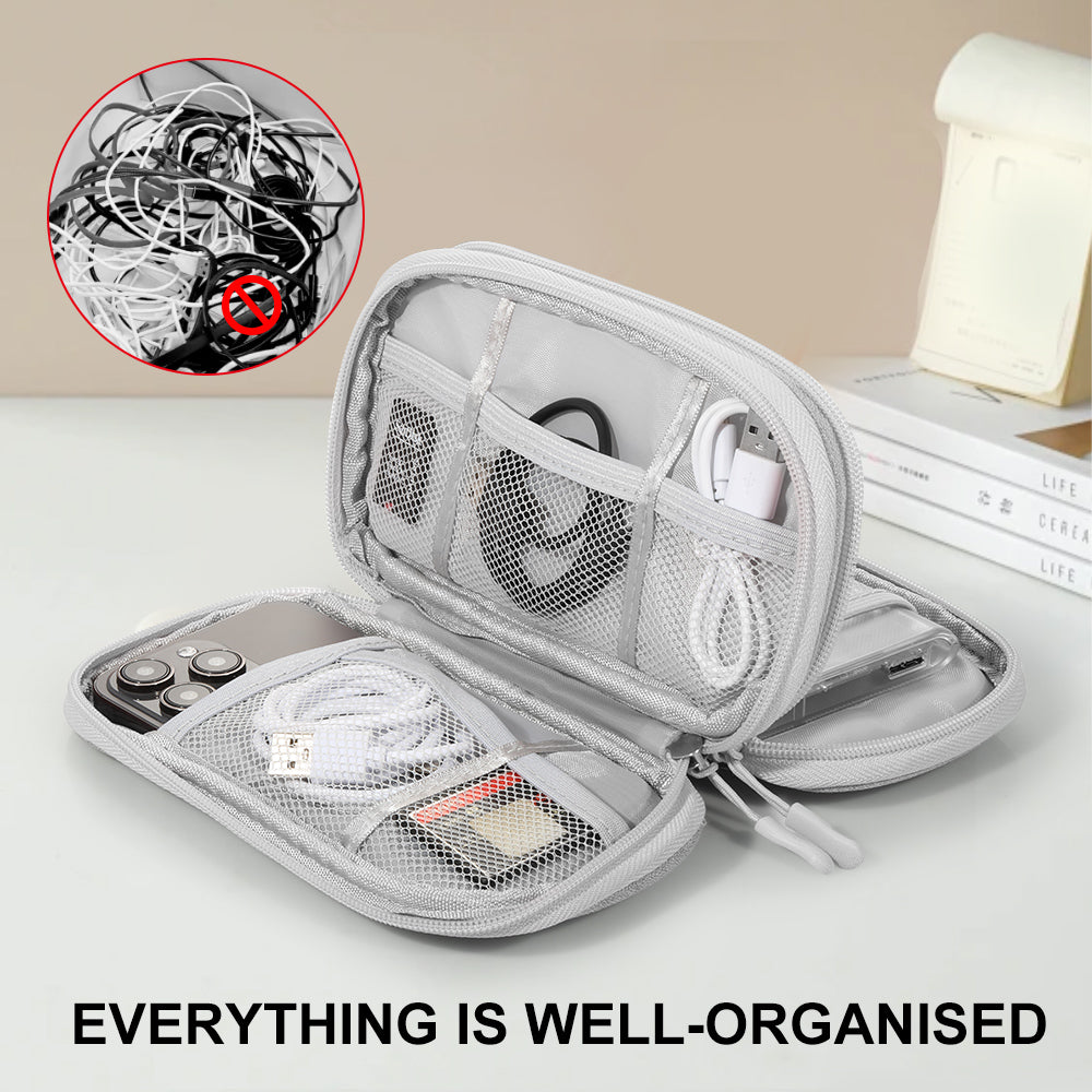 Organizer Travel Pouch Storage Bag Cases Cable Charger Electronic Accessories - Eastlakes Electronics